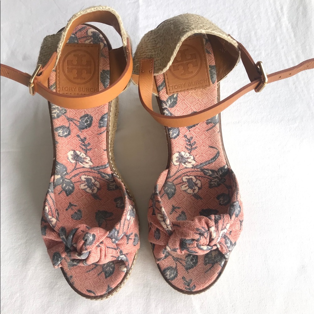 Tory Burch Macy Floral Ankle Strap Espadrille